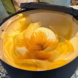 Christine A. Moore Yellow ladies hat 👒